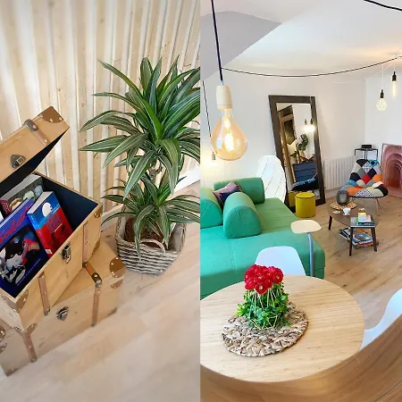 Apartment Duplex Lumineux, Colore, Atypique Face Cathedrale